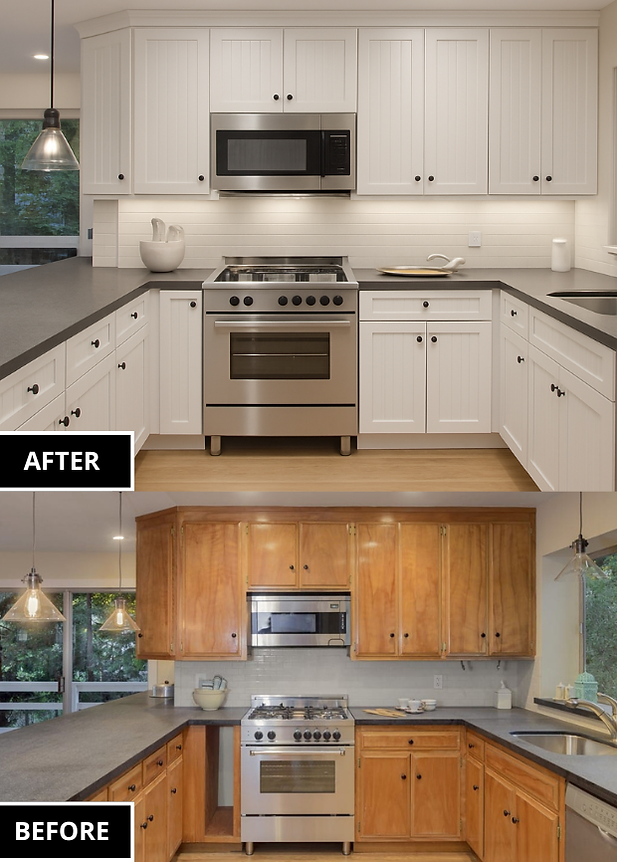 nuDoors Kitchen Transformation Before & After